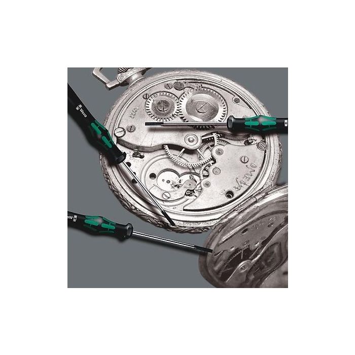 Wera Kraftform Kompakt Micro 11 Electronics 1, juego de destornilladores de trinquete con 10 puntas, 11 piezas 7