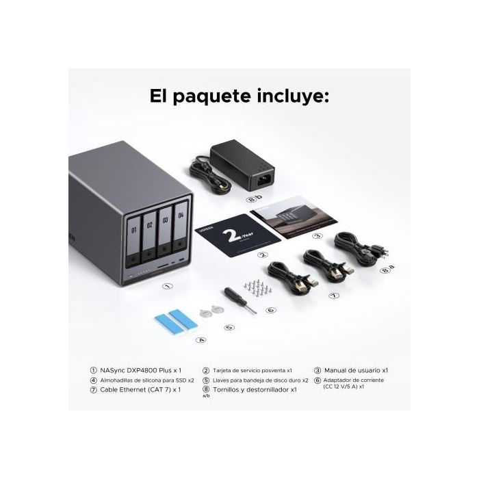 Ugreen Nasync Dxp4800 Plus Nas Escritorio Intel® Pentium® Gold 8505 8 Gb Ddr5 0 Tb Ugos Pro 10 Ugreen Nasync Dxp4800 Plus Nas Escritorio Intel® Pentium® Gold 8505 8 Gb Ddr5 0 Tb Ugos Pro 10