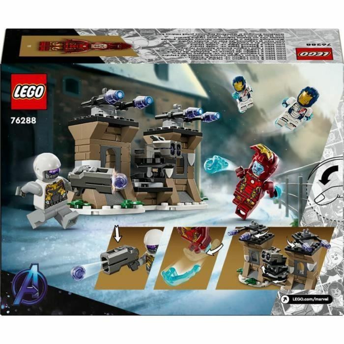 LEGO 76288 Iron Man y la Legión de Hierro contra el Soldado Hydra, Set de Los Vengadores 2