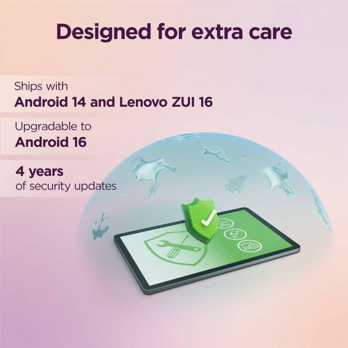 Lenovo ZAEH0010ES Tablet Mediatek Helio G85 10.1" HD 4GB/64GB Android 14 Gris + Funda