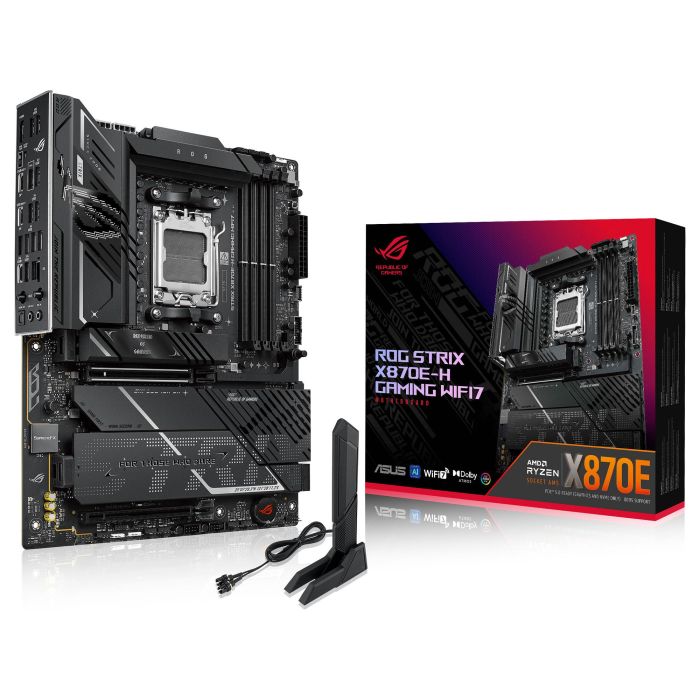 ASUS ROG STRIX X870E-H GAMING WIFI7 Placa Base ATX AMD AM5 DDR5 WiFi 7 6 ASUS ROG STRIX X870E-H GAMING WIFI7 Placa Base ATX AMD AM5 DDR5 WiFi 7 6