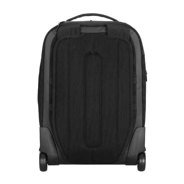 Targus EcoSmart Mobile Tech Traveler Mochila con Ruedas Convertible para Portátil 15.6" con SafePort Sling Expandible 35-40L Negra Equipaje de Mano 3