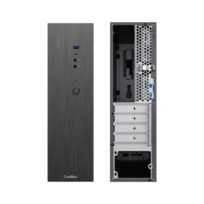 Coolbox COO-PCT370-1 Caja PC Micro ATX T370 Slim Negra con Fuente de Alimentación 500W, USB-A 3.2 Gen1, USB-C 3.2 Gen1 2 Coolbox COO-PCT370-1 Caja PC Micro ATX T370 Slim Negra con Fuente de Alimentación 500W, USB-A 3.2 Gen1, USB-C 3.2 Gen1 2