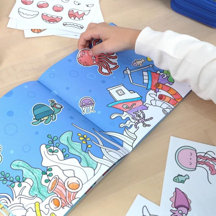 Bloc con Dibujos para Colorear Milan Blue odissey 6 Bloc con Dibujos para Colorear Milan Blue odissey 6