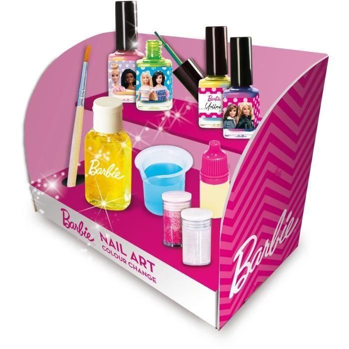 Esmalte de uñas para crear que cambia de color - Barbie nail art color - LISCIANI 1