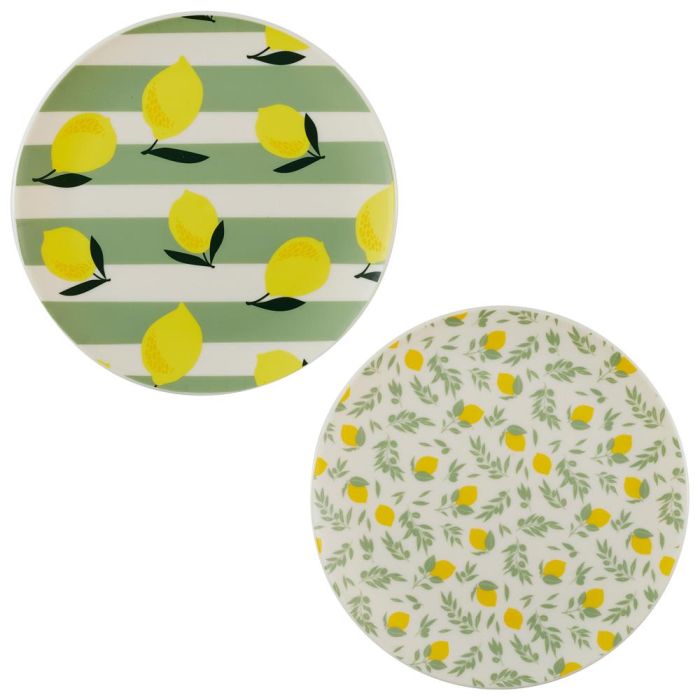 Home Deco Factory Plato Postre Polipropileno Colección Bain De Soleil 20 cm 2