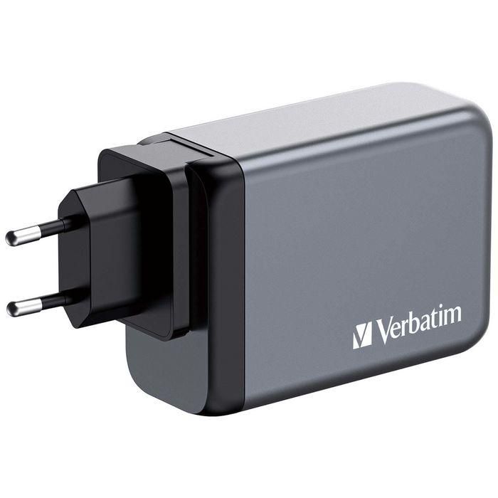 Verbatim Gnc-240 Cargador Pared Gan 240 W Usb-A 3.0 Y 3Xusb-C 3.0 2 Verbatim Gnc-240 Cargador Pared Gan 240 W Usb-A 3.0 Y 3Xusb-C 3.0 2