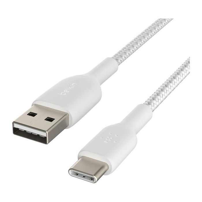 Belkin CAB002BT1MWH Cable USB-C/USB-A, 1m, Blanco 1