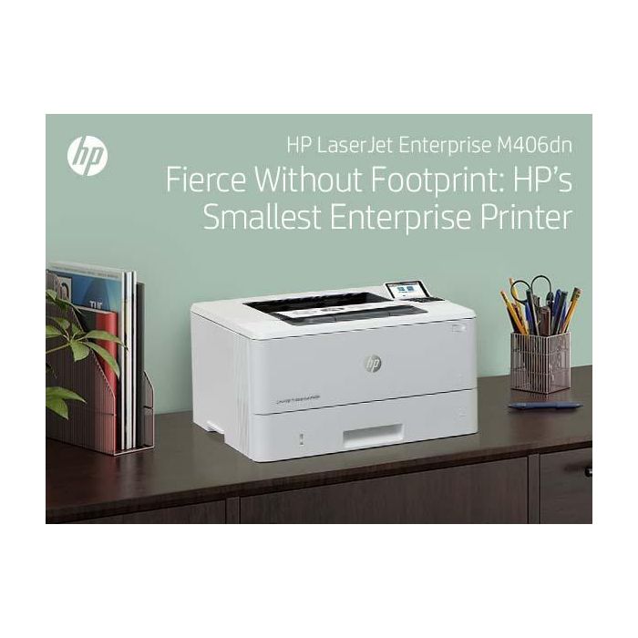 HP LaserJet Enterprise M406dn Impresora Láser Monocromo con JetIntelligence 11