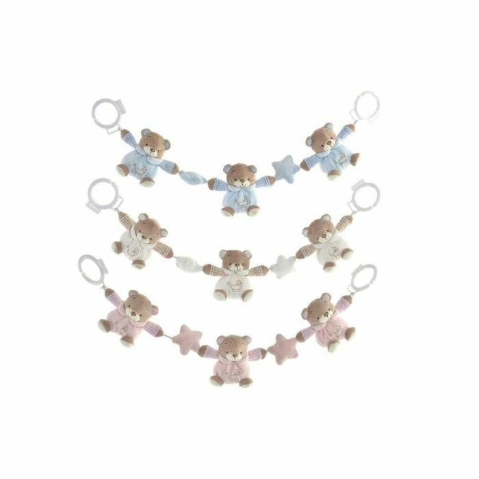 Peluche DKD Home Decor Blanco Azul cielo Rosa claro Metal Infantil Oso 30 x 40 cm 68 x 6 x 9 cm (3 Piezas) 0 Peluche DKD Home Decor Blanco Azul cielo Rosa claro Metal Infantil Oso 30 x 40 cm 68 x 6 x 9 cm (3 Piezas) 0