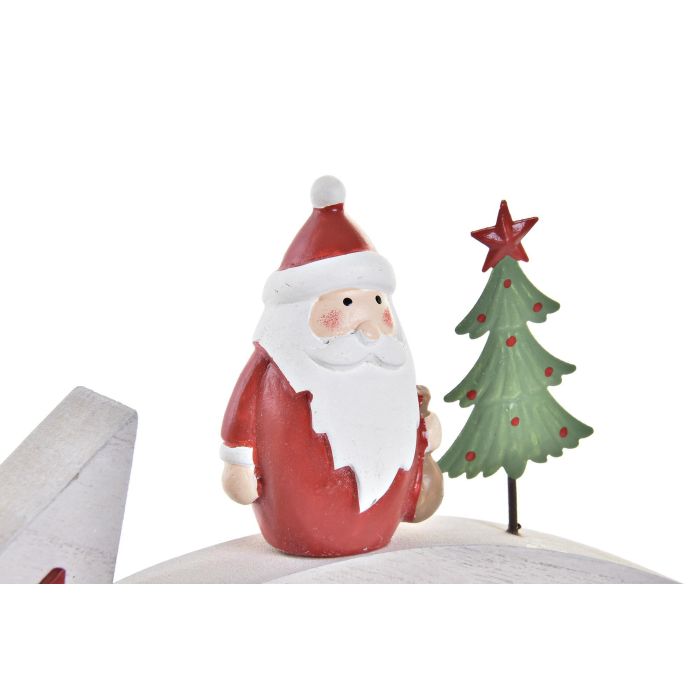 Decoracion Navidad Tradicional DKD Home Decor Blanco Rojo 3 x 16 x 26 cm 2