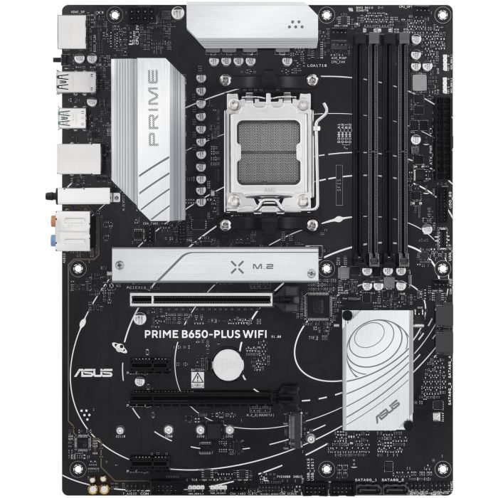 Asus PRIME B650-PLUS WiFi Placa Base ATX AMD B650 Socket AM5, Compatible con Ryzen 7000/8000/9000, Wi-Fi 6E, 2.5 Gigabit Ethernet, DDR5, M.2, SATA III, 90MB1KP0-M0EAY0 1