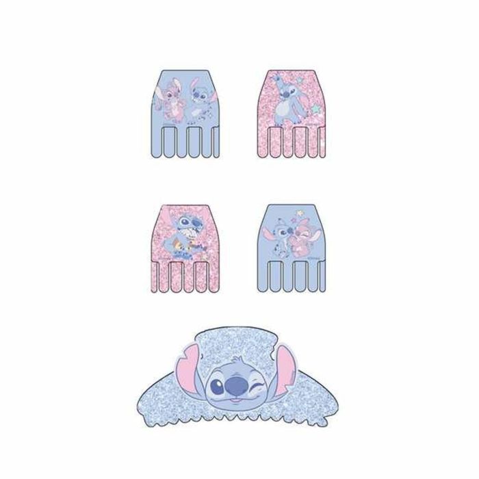Cerdá Clips de Pelo Stitch para Niñas, Accesorios Infantiles, Set de 5 Piezas, Color Azul, Edad Mínima Recomendada 3 Años 1 Cerdá Clips de Pelo Stitch para Niñas, Accesorios Infantiles, Set de 5 Piezas, Color Azul, Edad Mínima Recomendada 3 Años 1