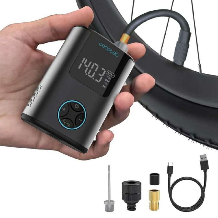 Compresor de Aire Cecotec Mini Air Max 120 W 3,6 V 150 PSI 0 Compresor de Aire Cecotec Mini Air Max 120 W 3,6 V 150 PSI 0