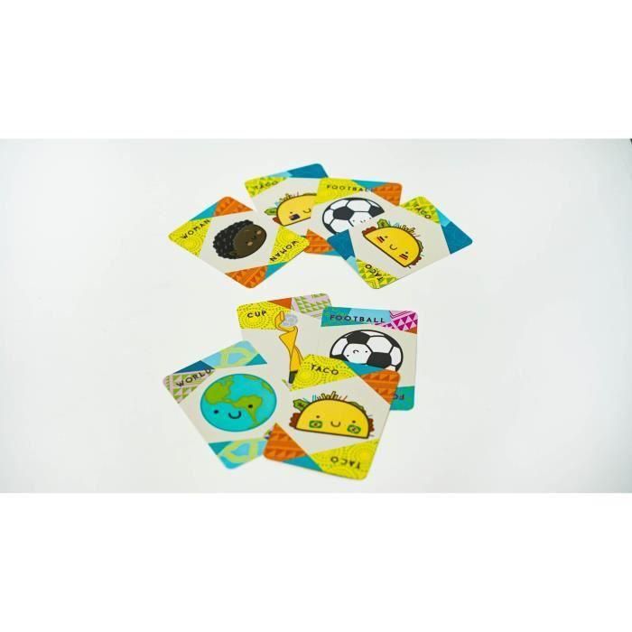Taco Fútbol Mundial Femenino - Juego de fiesta - AZUL NARANJA - Velocidad y observación - A partir de 8 años 3 Taco Fútbol Mundial Femenino - Juego de fiesta - AZUL NARANJA - Velocidad y observación - A partir de 8 años 3