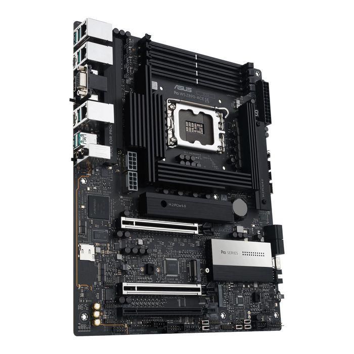 Asus PRO WS Z890-ACE SE Workstation Mainboard Socket Intel LGA 1851 (ATX, PCIe 5.0, DDR5, 10Gb & 2.5Gb Ethernet, 4x M.2 slots, 1x USB 20Gb front port, onboard BMC) 4 Asus PRO WS Z890-ACE SE Workstation Mainboard Socket Intel LGA 1851 (ATX, PCIe 5.0, DDR5, 10Gb & 2.5Gb Ethernet, 4x M.2 slots, 1x USB 20Gb front port, onboard BMC) 4