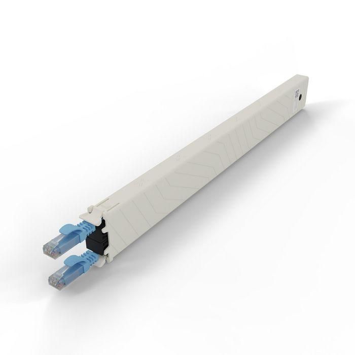 PATCHBOX patchbox.one Cassette de Cable Cat.6a UTP PoE++ Intercambiable para Rack Modular 8RU Azul 1