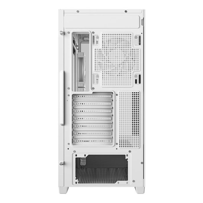 Deepcool CG580V2 4F Caja Semitorre ATX Gaming Blanca con 4 Ventiladores ARGB, Panel de Vidrio Templado, Soporte para GPU de 410 mm y USB Tipo-C