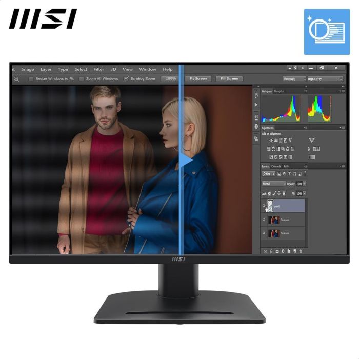 Msi Monitor Mp275Qpg 27 Pulgadas Wqhd 100Hz IPS 1ms Anti-glare 10 bits sRGB 4