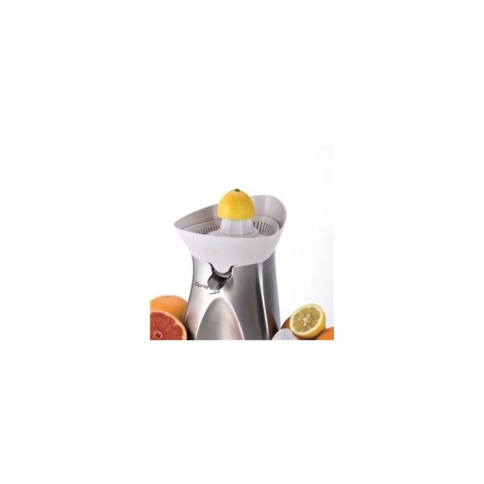 Ariete 407 Exprimidor Spremî Metal, Cono Doble con Aletas de Presión y Pico sin Goteo, 60W 2