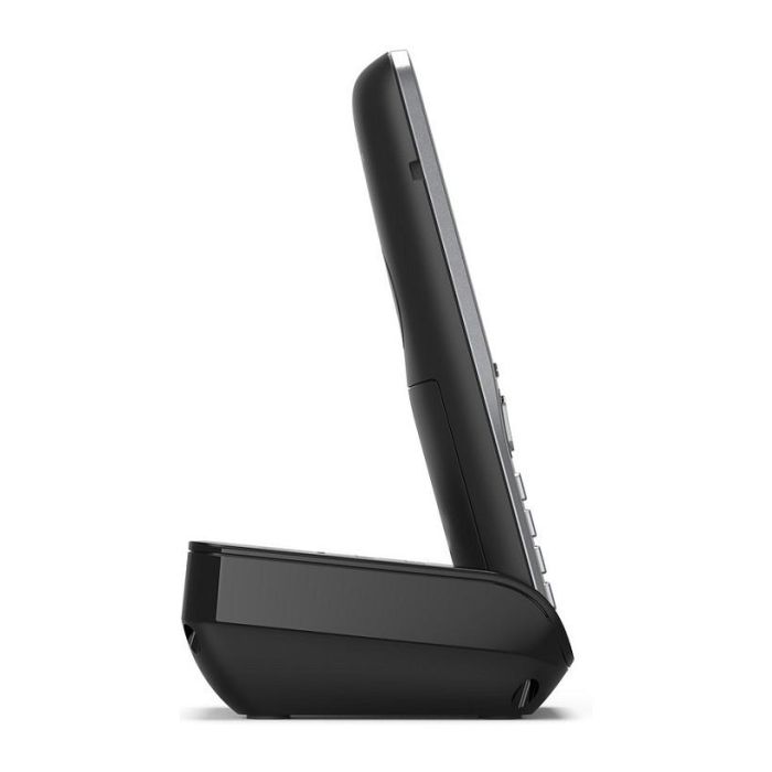 Gigaset COMFORT 500A trio Teléfono DECT/analógico con manos libres y contestador automático, Negro Plata 6