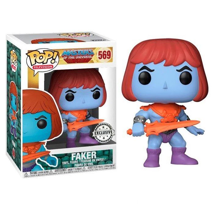 FUNKO Figura POP Masters Of The Universe Faker Exclusive Vinilo 9cm