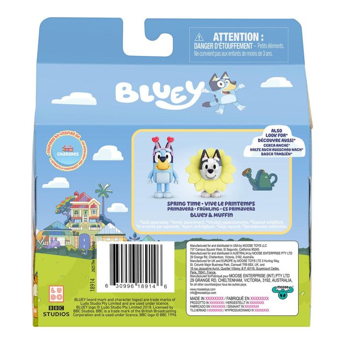 Moose Pack 2 Figuras Primavera Bluey Y Muffin 18913 4