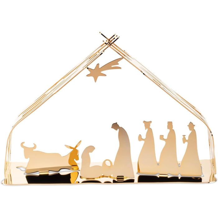 Alessi BM09 GD Belén en acero inoxidable dorado