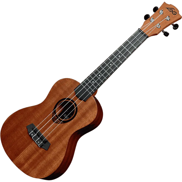 LAG Ukelele Tiki Uku Concert Sapele Palo de Rosa Indonesio Funda Incluida 2
