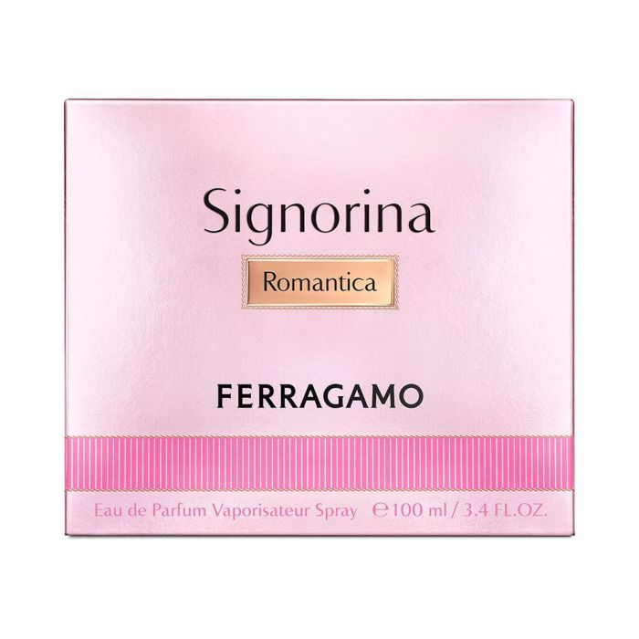 Salvatore Ferragamo SIGNORINA ROMANTICA Eau de Parfum Vaporizador 100 ml - Fragancia Floral Oriental Dulce con Notas de Grosella Negra, Limón, Flor de Azahar, Vainilla y Sándalo