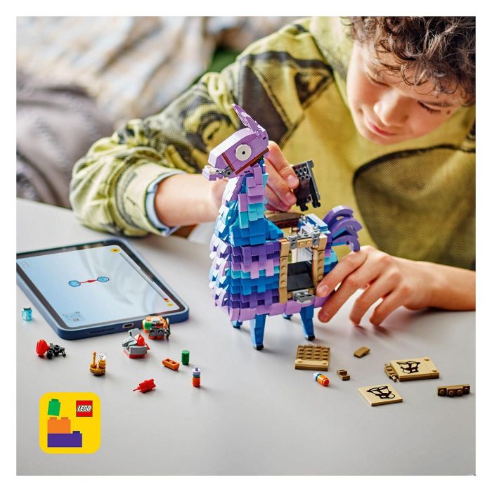 Lego Fortnite 77071 Llama de Suministros Minifigura Inspirada en el Videojuego para Adolescentes