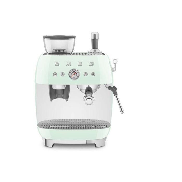 Smeg EGF03PGEU Cafetera Espresso Manual Estilo Retro Verde Pastel