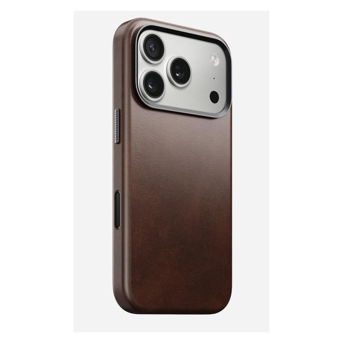 Nomad Traditional Leather Case para iPhone 17 Pro - Funda de Cuero Marrón Rustic Brown, Compatible con MagSafe 0 Nomad Traditional Leather Case para iPhone 17 Pro - Funda de Cuero Marrón Rustic Brown, Compatible con MagSafe 0