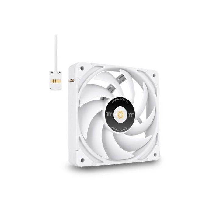 120mm Thermaltake TOUGHFAN EX12 Pro PC Cooling Fan White - Swappable Edition 3 Pack 0 120mm Thermaltake TOUGHFAN EX12 Pro PC Cooling Fan White - Swappable Edition 3 Pack 0