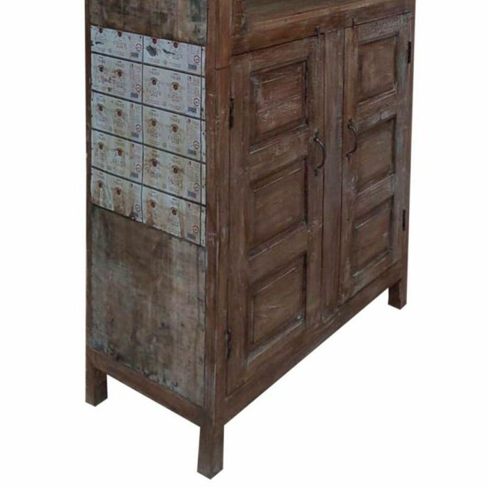 Estantería Alexandra House Living Marrón Madera Reciclada 42 x 213 x 107 cm 3