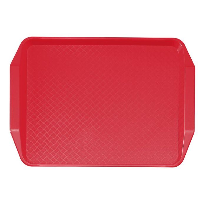 CAMBRO - 1217FFH-163 - Bandeja Fast Food con asas - perfil alto - 30 x 43 cm - Rojo - Venta 1 unidad
