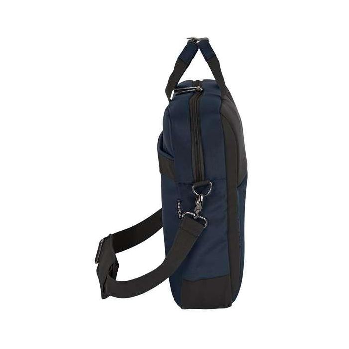 Safta Maletín Bandolera para Ordenador Portátil 15,6 pulgadas Business Negro-Azul-Gris 410x90x330 mm | Cartera Escolar 13 Safta Maletín Bandolera para Ordenador Portátil 15,6 pulgadas Business Negro-Azul-Gris 410x90x330 mm | Cartera Escolar 13