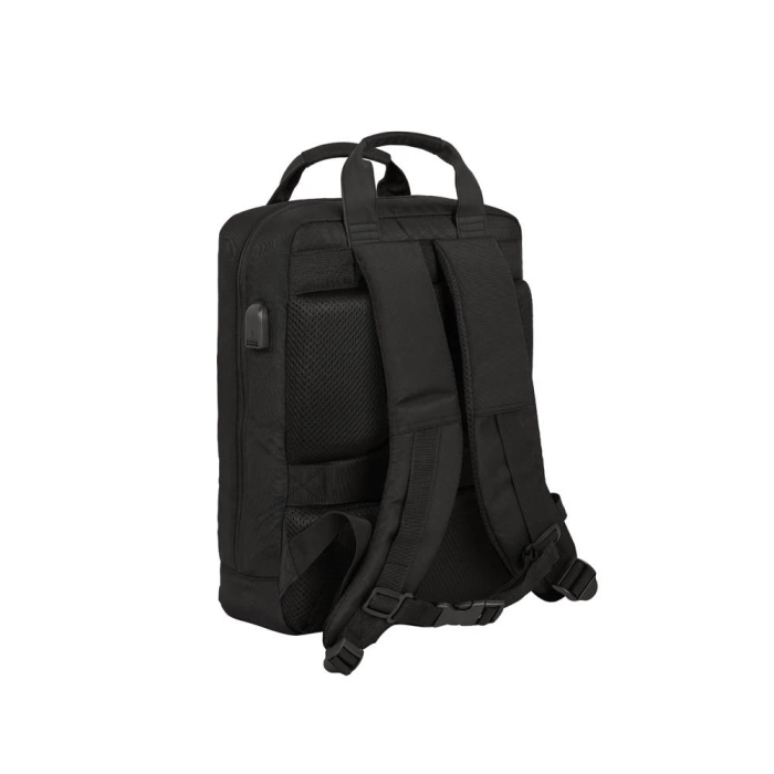 Safta Business Mochila para portátil 13.3'' con USB Negro 29x39x11cm 1