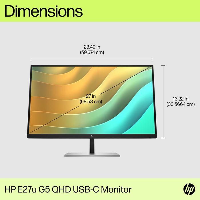 HP E27u G5 QHD USB-C PVC Free Monitor 11 HP E27u G5 QHD USB-C PVC Free Monitor 11
