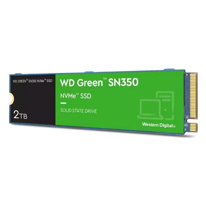 Western Digital WD Green SN350 WDS200T3G0C SSD 2TB PCIe NVMe 3.0 M.2 2280 - 3200MB/s Lectura, 3000MB/s Escritura 1