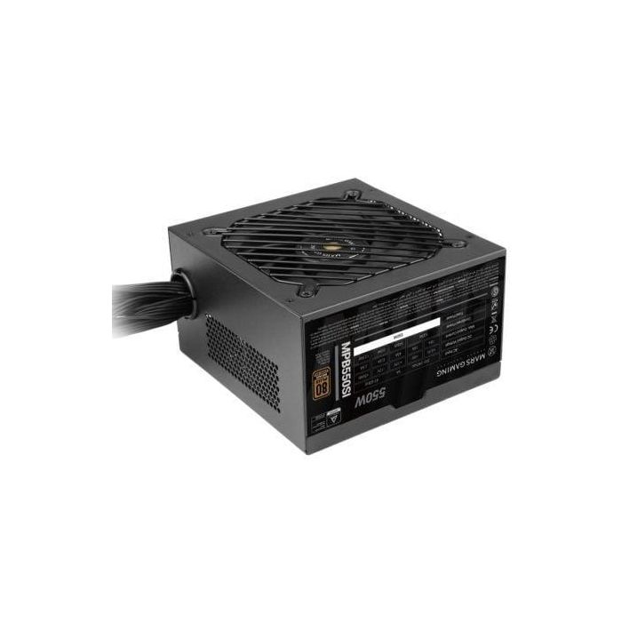 Mars Gaming MPB550SI Fuente de Alimentación ATX 550W 80 Plus Bronze Ventilador 120mm Silencio Extremo 7 Años Garantía 2 Mars Gaming MPB550SI Fuente de Alimentación ATX 550W 80 Plus Bronze Ventilador 120mm Silencio Extremo 7 Años Garantía 2