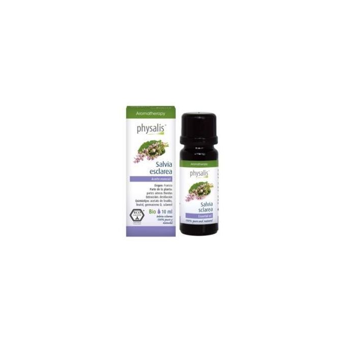 PHYSALIS Esencia de Salvia Esclarea Bio 10ml - Aceite Esencial para Equilibrio y Serenidad Femenina