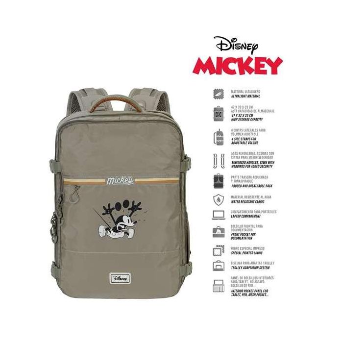 Karactermania Mochila Mickey Mouse Face 33 x 23 x 47 cm Capacidad Viaje 1 Karactermania Mochila Mickey Mouse Face 33 x 23 x 47 cm Capacidad Viaje 1