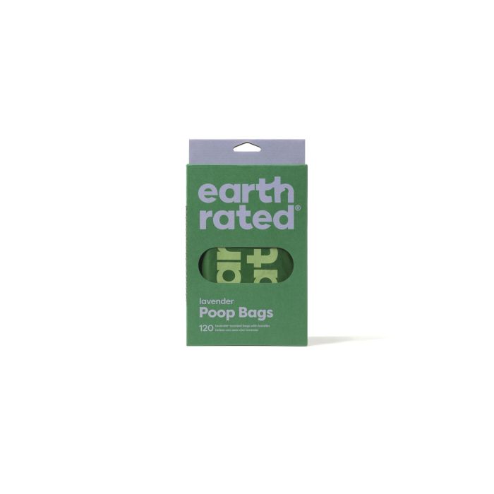 Earth Rated Bolsas Eco-Friendly con Asas, 120 Bolsas, Aroma a Lavanda, Plástico Reciclado 1