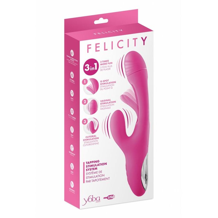 Vibrador Punto G Yoba Rosa 3 Vibrador Punto G Yoba Rosa 3