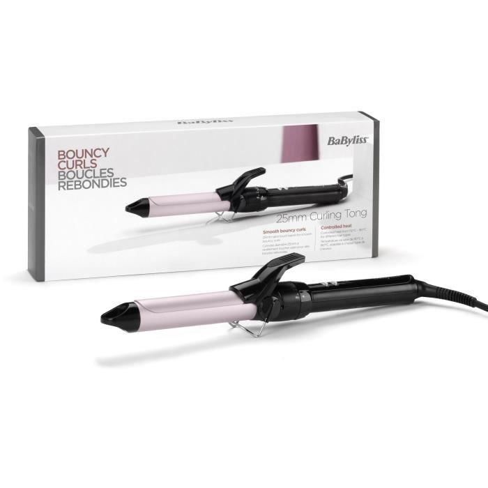 Rizador para el Pelo BaByliss Pro 180 Sublim'Touch C325E/ Negro y Rosa 1