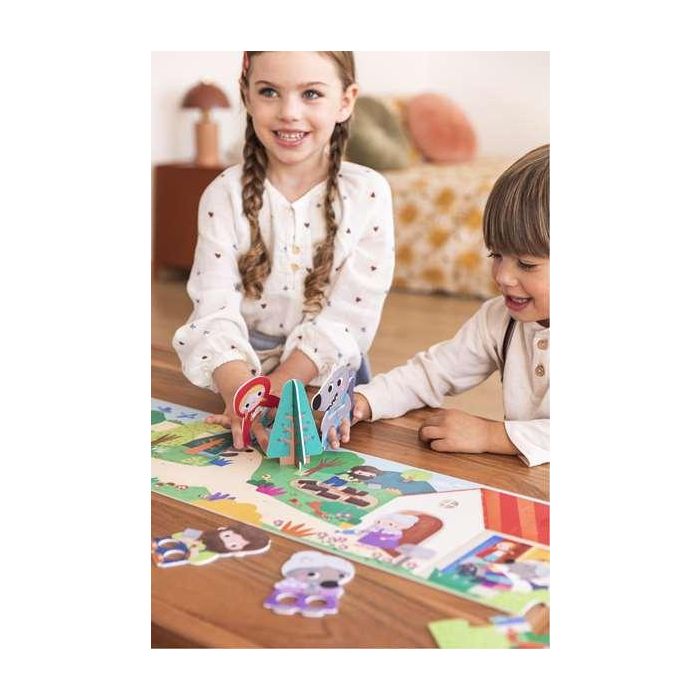 Puzzle XXL caperucita roja. combina dos conceptos en uno, puzzle para construir y cuento para leer. 6 Puzzle XXL caperucita roja. combina dos conceptos en uno, puzzle para construir y cuento para leer. 6