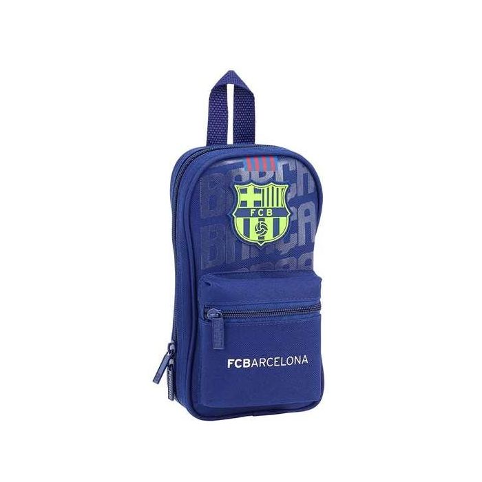 Plumier Mochila F.C. Barcelona Azul 12 x 23 x 5 cm (33 Piezas)