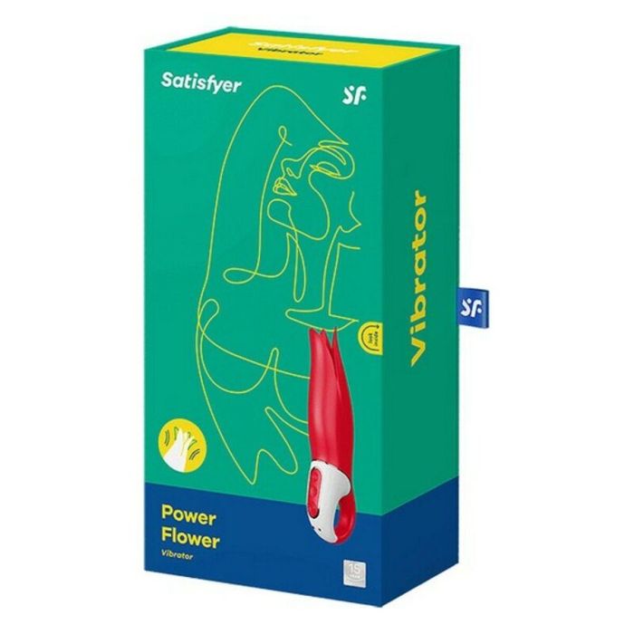 Satisfyer Power Flower Vibrador Rojo 6