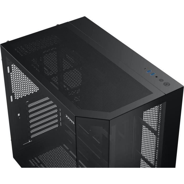 Caja para PC - XIGMATEK - CUBI II - Cube - E-ATX - Vidrio templado - ARGB - Negra 2